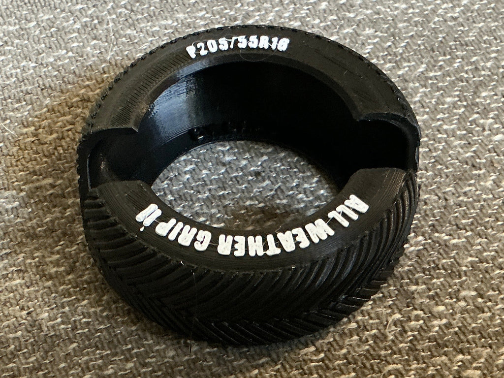 Tire business card holder