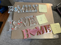 Resin home, family, love sign