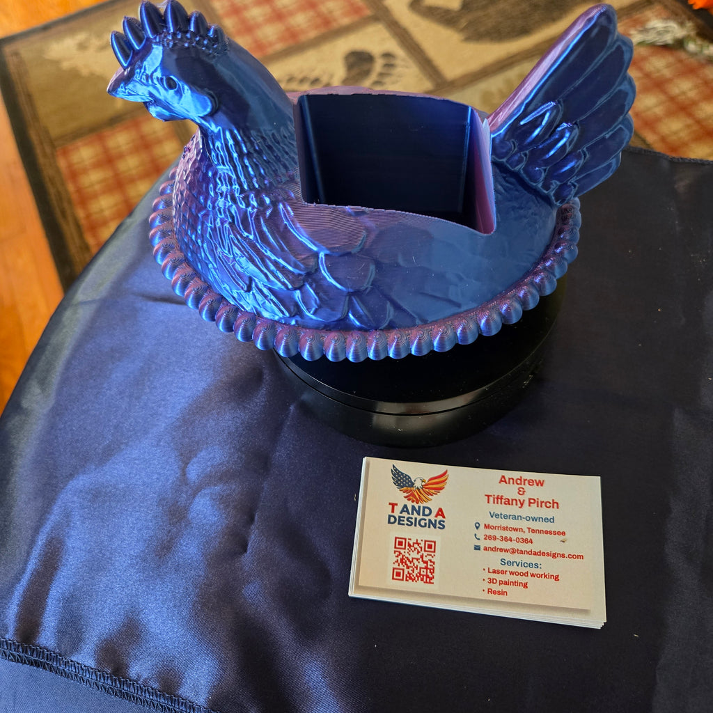 Soap holder (hen)